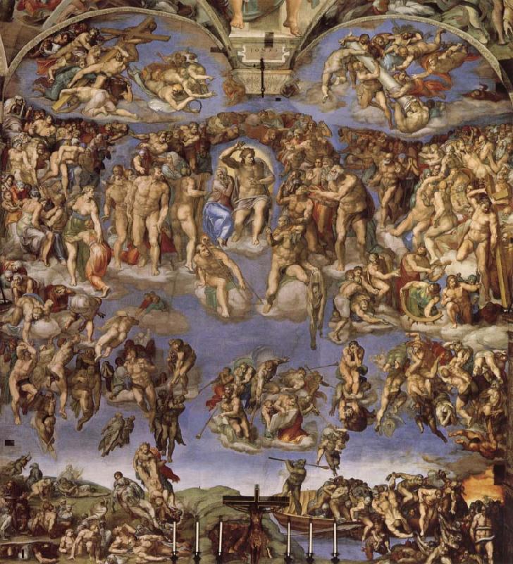 Michelangelo Buonarroti Last Judgement Sweden oil painting art